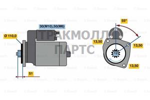 СТАРТЕР  24V 0KW - 0001261004