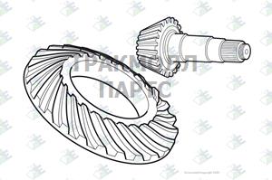 CROWN WHEEL/PINION 4110 - 18.17.0020