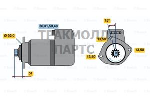 СТАРТЕР 24V 90 KW - 0001510037