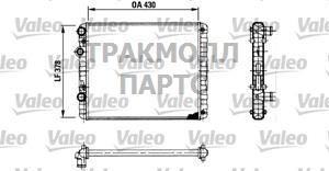 Радиатор системы охлаждения SEAT AROSA 6H 1.0/1.4/1.4 - 730956