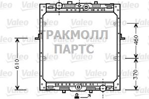 Радиатор DAF ATI 95.360-430 87- 96974842  - 731929