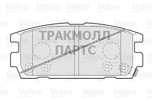 Комплект колодок дисковых - 301024