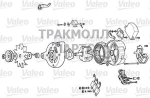 Генераторы 14V35A RENAULT  AGRICOLE750 754 - 2541195