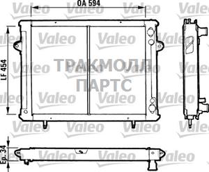 Радиатор Renault FN-40/B-90 60045436 - 730627