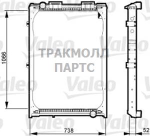 Радиатор охлаждения двигателя - 732972