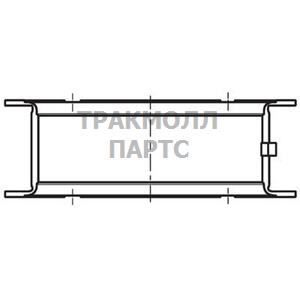 ПОДШИПНИК КОЛЕНВАЛА - 001 FL 10358 025