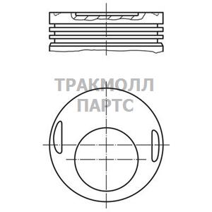 Поршень в сб. MB M102.961 8925 mm - 002 17 23