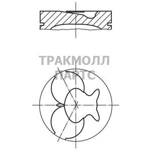 Поршнекомплект - 002 23 00