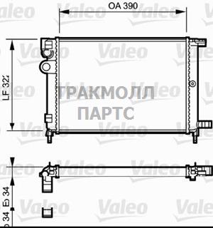 Основной радиатор двигателя - 731177