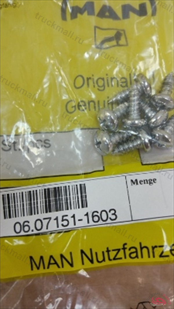 ВИНТ ТОРЦЕВОЙ - 06.07151-1603