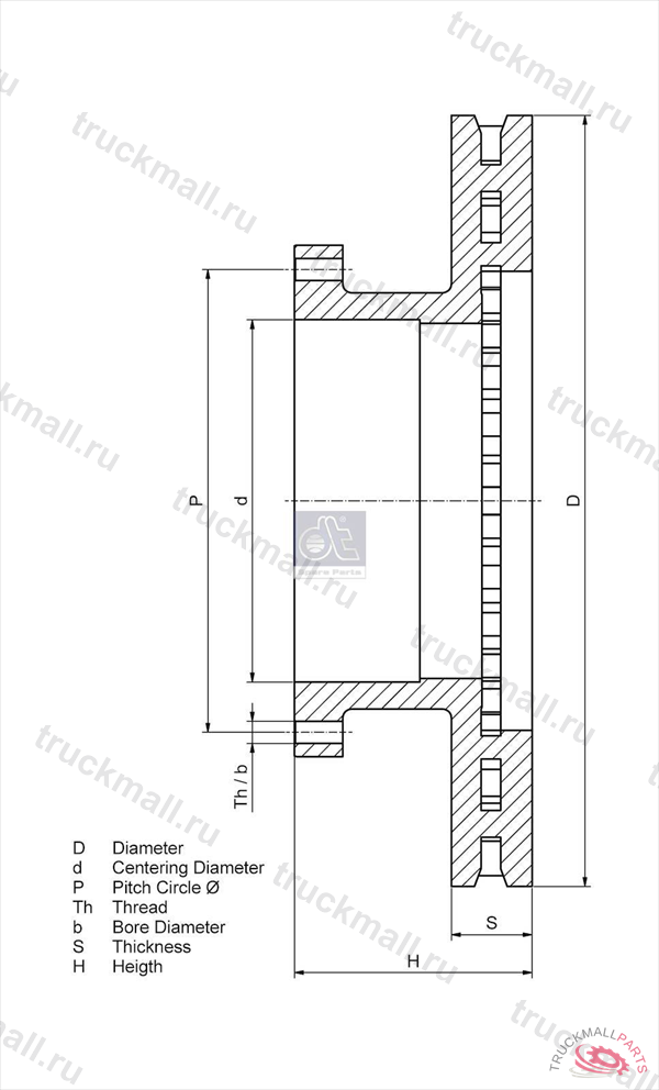 Диск тормозного механизма - 4.63987