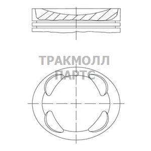 ПОРШЕНЬ - 081 PI 00104 000