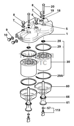 FUEL FILTER ASSEMBLY DELPHI - 5848B010