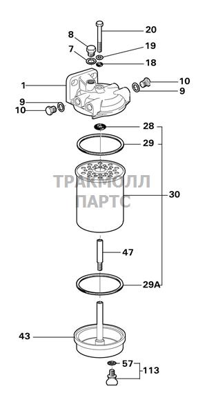 FUEL FILTER ASSEMBLY DELPHI - 5860B015