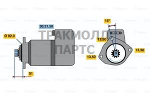 СТАРТЕР  24V 5.4KW - 0001416078