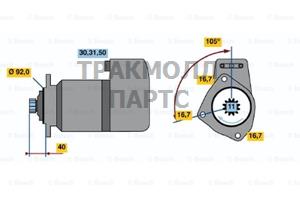 СТАРТЕР - 0986011430