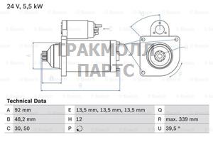 АВТОЗАПЧАСТЬ - 0986025060