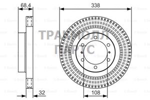 ТОРМОЗНЫЕ КОЛОДКИ - 0986479T09