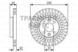 ТОРМОЗНЫЕ КОЛОДКИ - 0986479U50