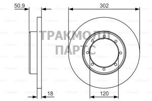 ТОРМОЗНЫЕ КОЛОДКИ - 0986479U60