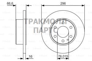 ТОРМОЗНЫЕ КОЛОДКИ - 0986479V17