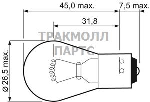 ЛАМПА НАКАЛИВАНИЯ - 032 103