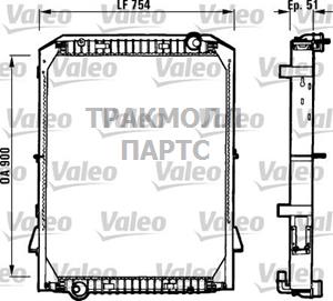 Радиатор IVECO EUROTECH 90074851 - 730259