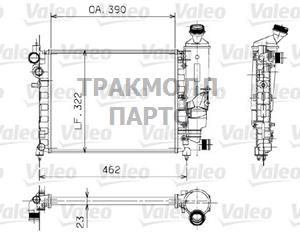 Радиатор охлаждения ДВС - 730372