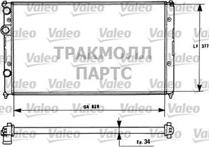 Радиатор системы охлаждения SEAT AROSA 6H 1.0/1.4/1.4 - 731267