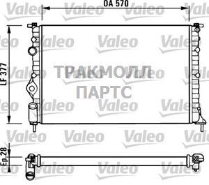 Радиатор Renault Magane -99 AC - 731379