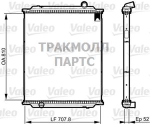 Радиатор охлаждение двигателя - 733521