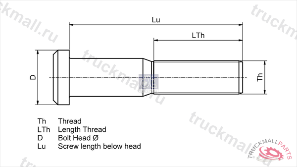 Колесный болт - 10.10002