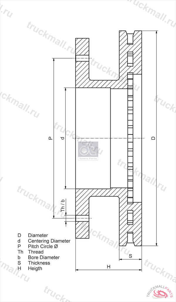 Диск тормозного механизма - 7.36032
