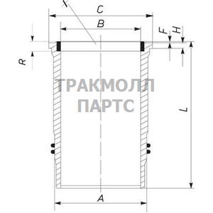 ГИЛЬЗА ЦИЛИНДРА ДВИГАТЕЛЯ - 005 WN 10 01