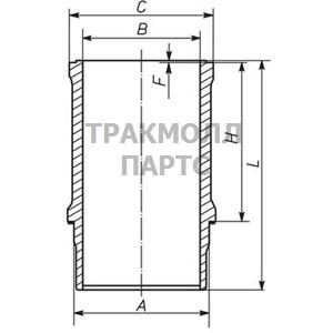 ГИЛЬЗА ЦИЛИНДРА - 039 WN 25 01