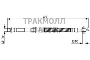 ТОРМОЗНОЙ ШЛАНГ - 1987481687