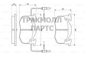 BRAKE LINING - 0986424147