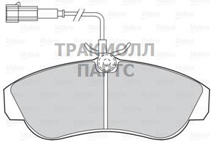 КОЛОДКИ ТОРМОЗНЫЕ - 302061