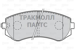 КОЛОДКИ ТОРМОЗНЫЕ - 302062