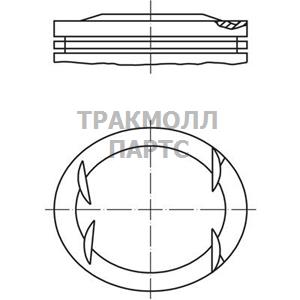 Поршень комплект - 001 41 01