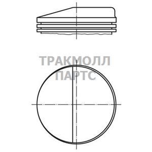 Поршень комплект - 001 65 00