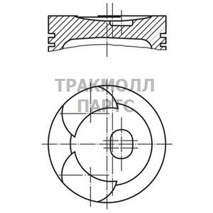 Поршень комплект - 001 92 02