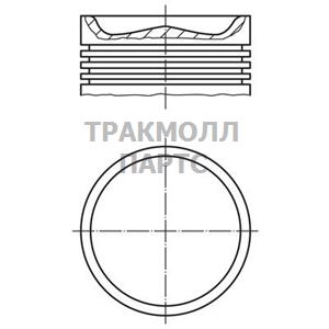 Поршень комплект - 001 PI 00109 011