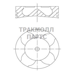 Поршень комплект - 229 06 20