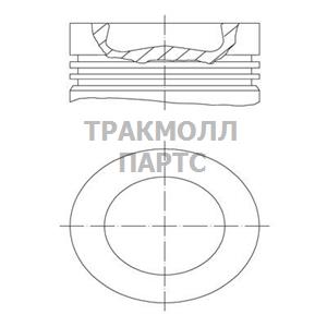 Поршень комплект - 229 56 00