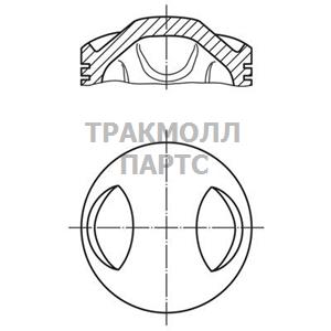 Поршень комплект - 503 03 00