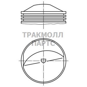 Поршень комплект - 503 71 00