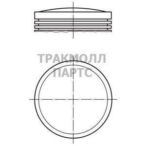 Поршень комплект - 503 74 00