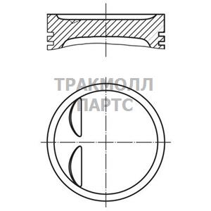 Поршень комплект - 503 84 02