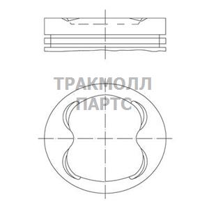 Поршень комплект - 607 45 00